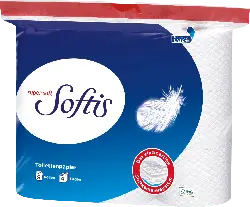 Softis Toilettenpapier super-soft 4-lagig (9x100 Blatt)