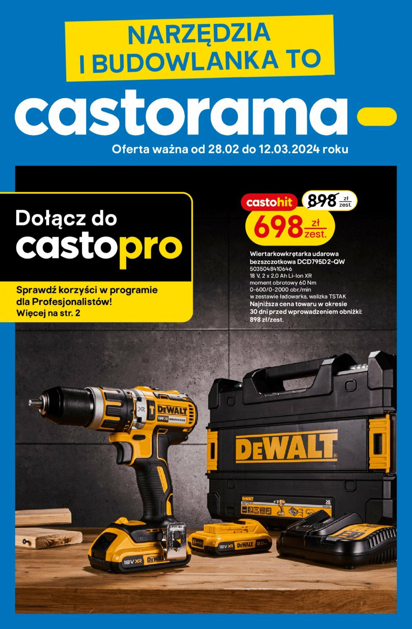CASTORAMA Wyprzedaż > Gazetka 28.02. - 12.03. > Promocje