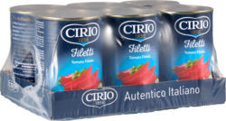 Filets de tomates Cirio, 6 x 400 g