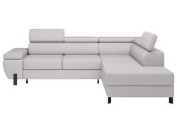 Ecksofa MOLINA Stoff hellgrau