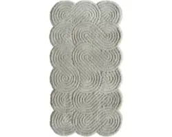 Teppich Stream Curve high low beige 80x150 cm