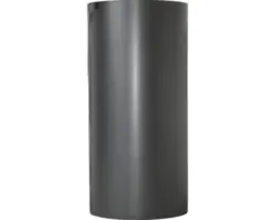 Ofenrohr Ø100 mm gebläut 0,25 m schwarz