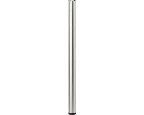 Tarrox Tischbein rund 87 cm Ø60 mm höhenverstellbar , Edelstahl Dekor