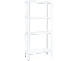 Steckregal Schulte Weiss 800x1800x400 mm 4 Böden