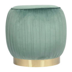 360 Living Hocker Lilje 101 mint H/D: ca. 42x43 cm