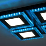 POCO Einrichtungsmarkt Biberach Just Light LED-Deckenleuchte 14511-18 schwarz Kunststoff B/H/L: ca. 44x5x44 cm