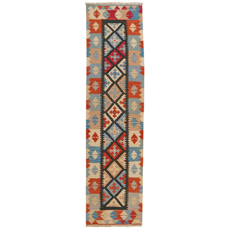 PersaTepp Teppich Kelim Gashgai multicolor B/L: ca. 63x245 cm