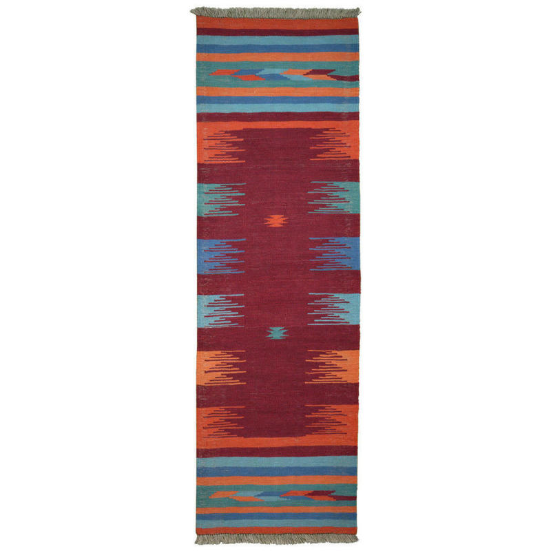 PersaTepp Teppich Kelim Gashgai multicolor B/L: ca. 61x200 cm