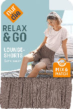dm-drogerie markt nur die Lounge Shorts aus Viskose braun Gr. 40/42 - bis 15.05.2024