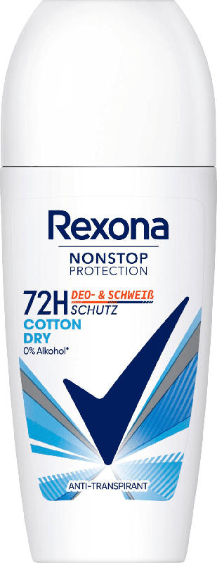 Rexona Antitranspirant Deo Roll-on Nonstop Protection Cotton Dry