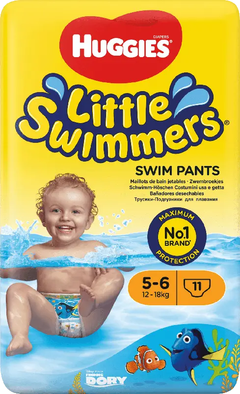 Huggies Little Swimmers Schwimm-H&ouml;schen Gr. 5-6 (12-18 kg)
