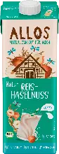 dm drogerie markt Allos Pflanzendrink Reis Haselnuss ungesüßt