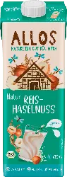 Allos Pflanzendrink Reis Haselnuss ungesüßt