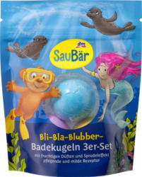 SauBär Kinder Badezusatz Badekugeln Bli-Bla-Blubber