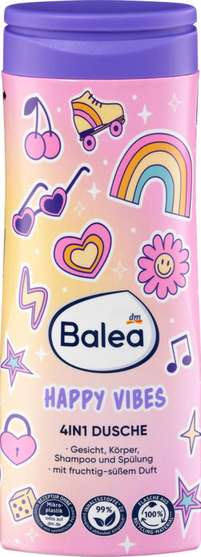 Balea Kids 4in1 Dusche Happy Vibes