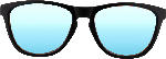 dm-drogerie markt SUNDANCE Sonnenbrille Kids schwarz mit blauen Scheiben - bis 31.03.2024