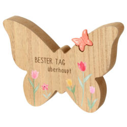 Deko-Aufsteller Schmetterling aus Holz