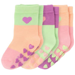 3 Paar Baby Stoppersocken im Farb-Mix