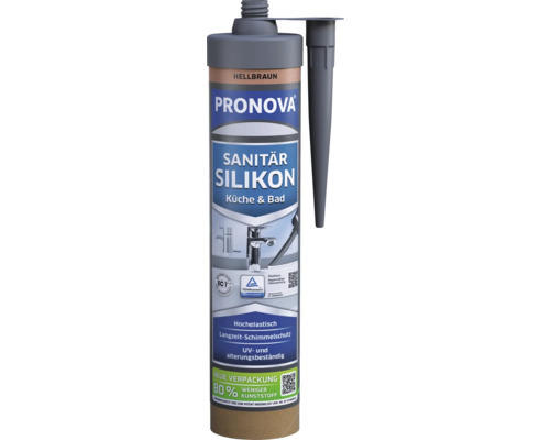 PRONOVA ECO Sanitärsilikon hellbraun 280 ml