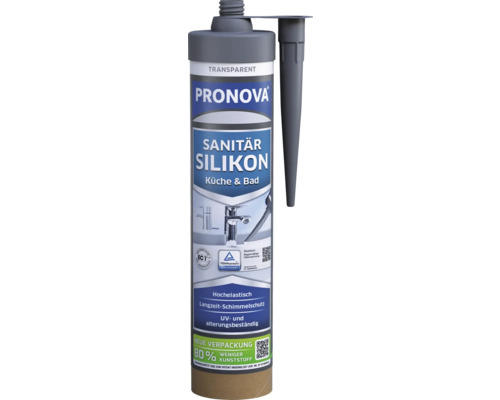 PRONOVA ECO Sanitärsilikon transparent 280 ml