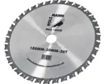 Hornbach Kreissägeblatt Ø 180x20 mm Holzmann MKS180SB