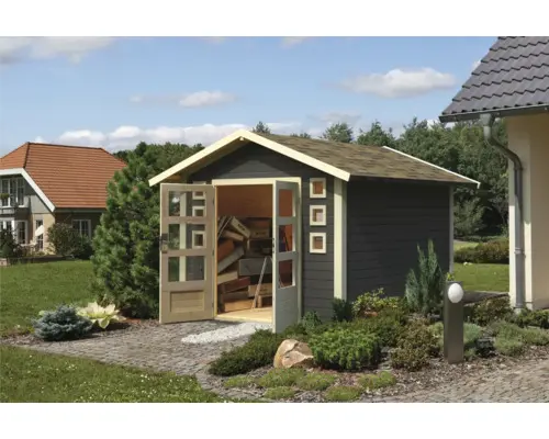 Gartenhaus Konsta Duttweiler 6 274 x 274 cm terragrau