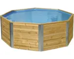 Hornbach Aufstellpool Holzpool-Set Weka 593 achteckig 310x310x116 cm inkl. Kartuschenfilteranlage & Übersteigleiter