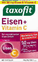 dm-drogerie markt taxofit Eisen + Vitamin C Kapseln - bis 31.05.2024