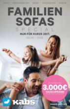 Kabs PolsterWelt Leipzig Kabs: Specialprospekt-02 Familiensofas - bis 10.03.2024