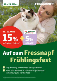 Vorschau von dem Prospekt des Geschäftes Fressnapf, gültig ab dem 22.03.2024