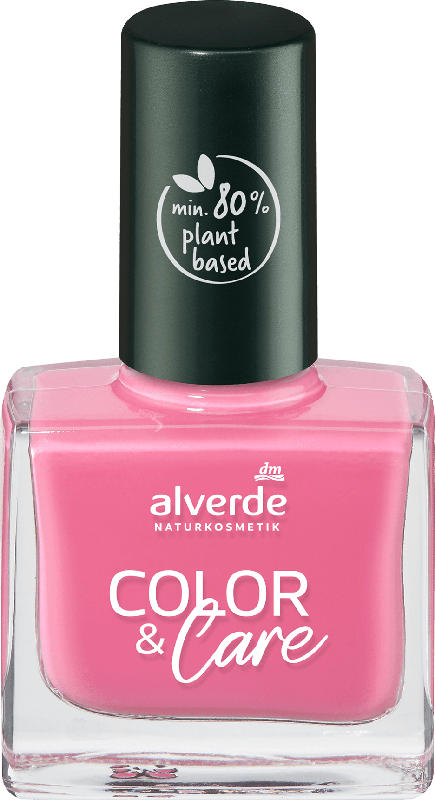alverde NATURKOSMETIK Nagellack Color & Care Nail Polish 60 Pink Paradise