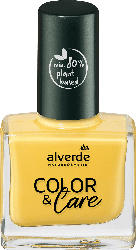 alverde NATURKOSMETIK Nagellack Color & Care Nail Polish 110 Yellow Sunshine