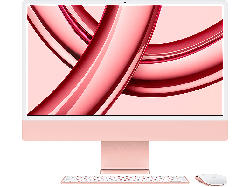 Apple iMac 24 Zoll (2023), M3 Chip 8-Core und GPU, 8 GB RAM, 256 SSD, Retina 4.5K, Rosé; All-in-One PC