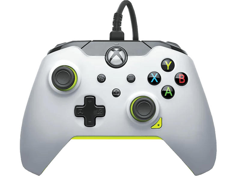 PDP Wired Controller - Electric White, Gamepad für Xbox Series X S, One, PC