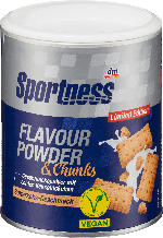 dm-drogerie markt Sportness Flavour Powder & Chunks, Butterkeks Geschmack - bis 15.05.2024