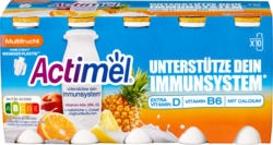 Danone Actimel Joghurtdrink Multifrucht, probiotisch, 10 x 100 g