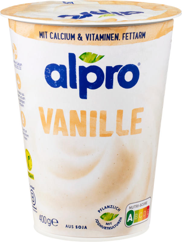 Alpro Soja-Joghurtalternative Vanille, 400 g
