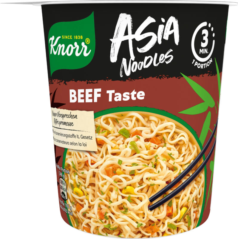 Knorr Asia Noodles Beef Taste, 63 g