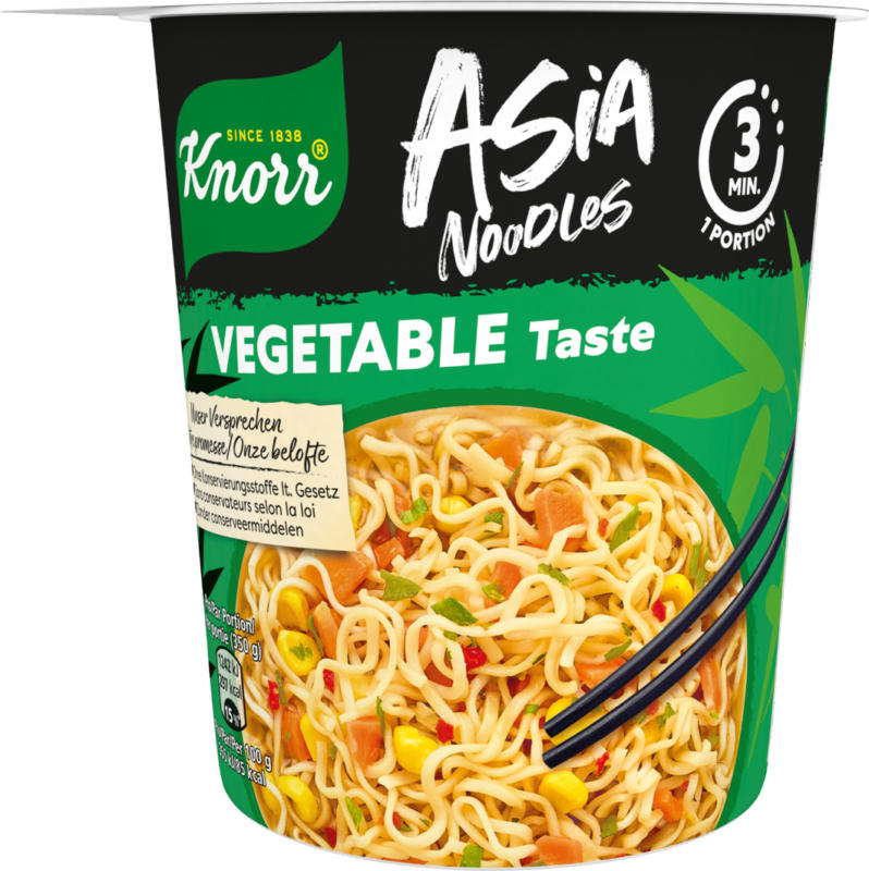 Knorr Asia Noodles Vegetable Taste, 65 g