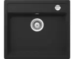 Hornbach Spüle Centa Baten 60 510x570 mm schwarz