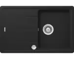 Hornbach Spüle Centa Ginan 45 500x780 mm schwarz