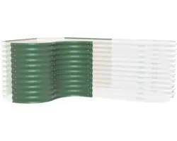 Hochbeeterweiterung Curve 858 80 x 80 x 86 cm seegras