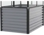 Hornbach Hochbeet klassisch, Unterbau Gaia Jumbo 121,7 x 83,1 x 65 cm granit-schwarz