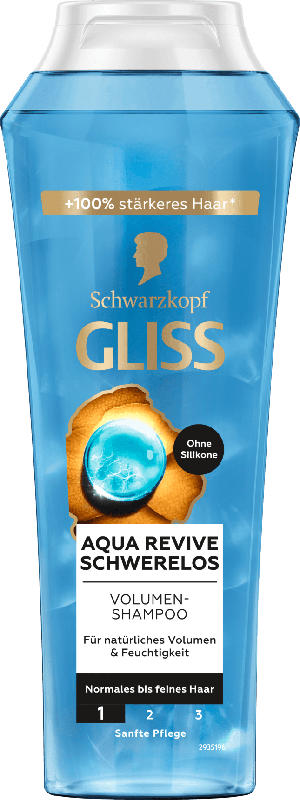 Schwarzkopf GLISS Shampoo Aqua Revive Schwerelos