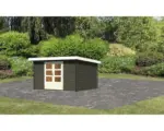 Hornbach Gartenhaus Karibu Noorvik 7 357 x 297 cm grau