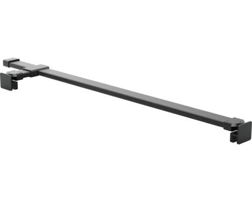 Jungborn Stabilisationsbügel PREMIUM 90° 1200 mm mit T-Stück schwarz matt gebürstet