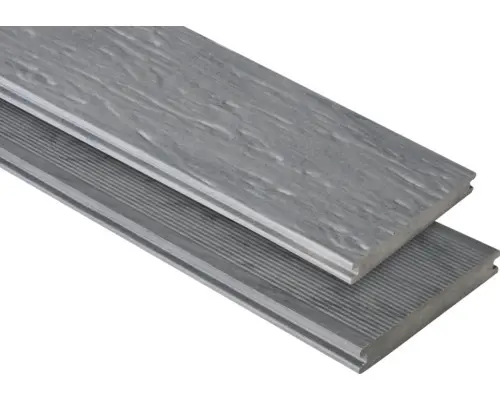 Handmuster Masivo Vollprofil mattiert 26x145x300 mm dunkelgrau