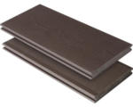 Hornbach Handmuster Masivo Vollprofil strukturiert 20x145 mm dunkelbraun