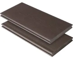 Handmuster Masivo Vollprofil strukturiert 20x145 mm dunkelbraun