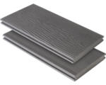 Hornbach Handmuster Masivo Vollprofil strukturiert 20x145 mm dunkelgrau